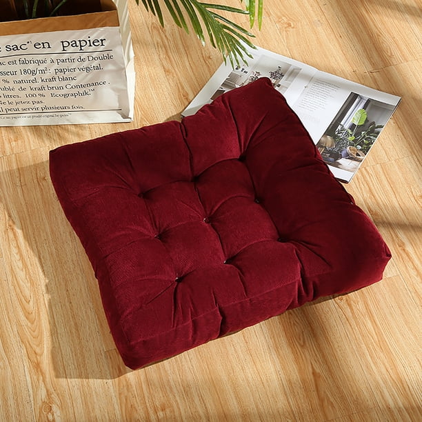 RKSTN seat cushion Corduroy Futon Mat Mat Thicken Increase Floor Window Cushion Balcony Yoga Play Beautiful Butt Cushion Round Corduroy Cushion Seat Cushion
