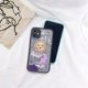 thumbnail image 2 of Funda compatible con iPhone 11 (transparente esmerilada PC trasera 3D sol luna dibujos animados niñas mujer y suave TPU parachoques silicona delgada) para iPhone 11-púrpura, 2 of 5