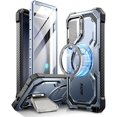thumbnail image 1 of HAYAN Armorbox for Samsung Galaxy S24 Ultra Case MagSafe with Camera Cover Stand [Support Wireless Charger] 360 Full-Body Case with Screen Protector & Kickstand Phone Case for S24 Ultra, Blue, 1 of 1