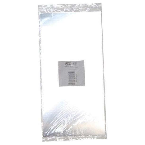 Lámina de acero inoxidable K&S Precision Metals 30 cm x 15 cm x 0,76 mm