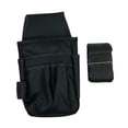 thumbnail image 2 of Bolsa organizadora para guardar herramientas en el cinturón de cintura. Bolsa para herramientas de jardín. Negro, 2 of 9