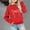 Red, variant on Bnwani Black Hoodie Sweatshirt for Girls Fashion Crew Neck Long Sleeve Casual Comfortable Print Size 3-4t