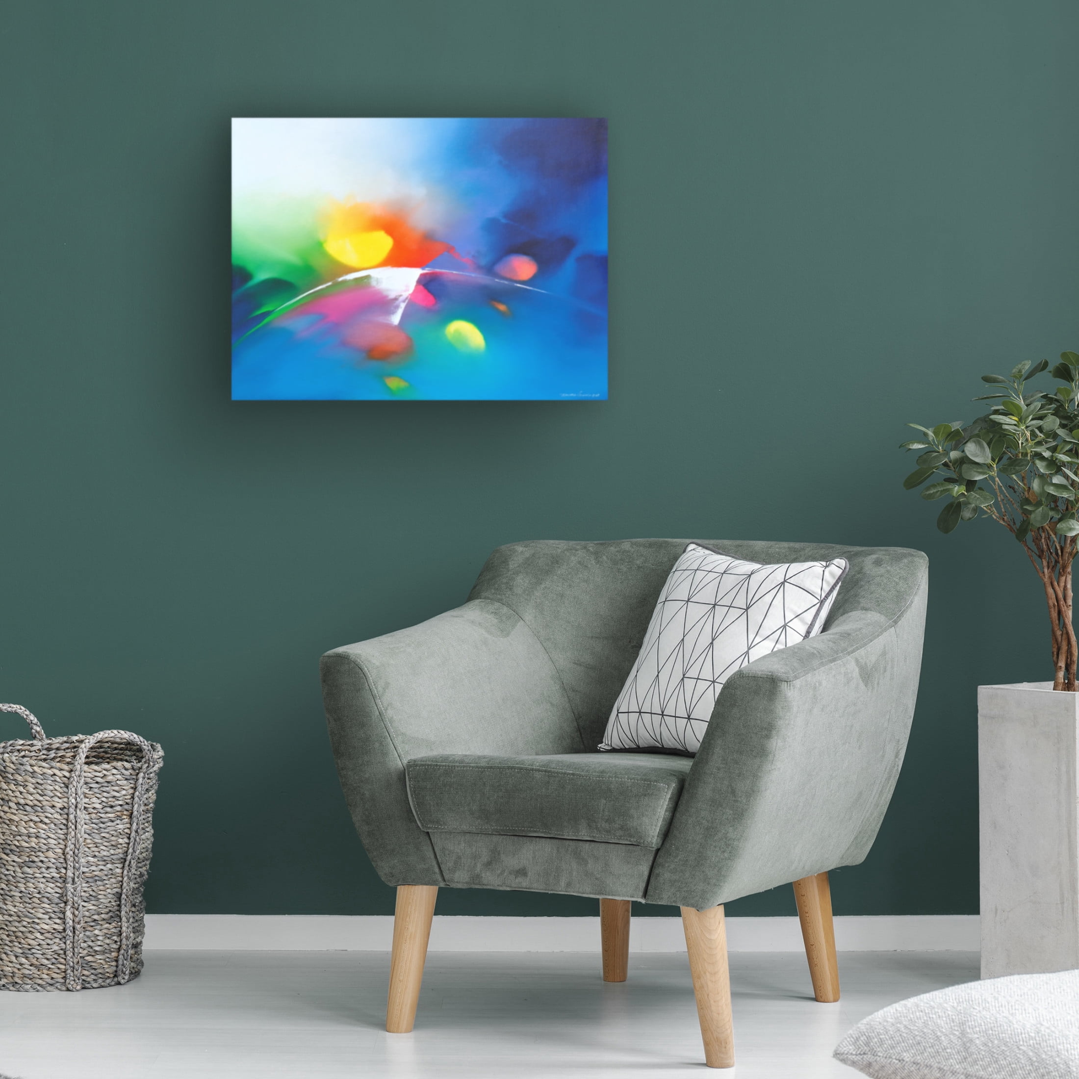 Canvas Wall Art - Thomas Leung 'Melody' Wall Art for Living Room, Bedroom, or Office Décor by Trademark Fine Art - 24 x 18 Inches