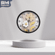 thumbnail image 2 of Reloj de Pared Con Diseño De Flores Análogo Plástico 30 cm negro Mediano, 2 of 9