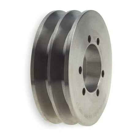 Gates V-Belt Pulley,Detachable,2Groove,6.5"OD QD2/3V6.50