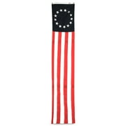 Valley Forge 20 in. x 8 ft. Polycotton Colonial 13 Star Pull Down Flag