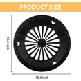 thumbnail image 2 of NOGIS 12 Pcs Plastic Paper Plate Holders 10 Inch Reusable Paper Plate Holders Round Plate Holder Black Colors Paper Plate Dispenser with Snap in Grooves for 9 Inch Paper Plates Party (Black), 2 of 7