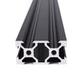 thumbnail image 4 of 1500mm Black V Type 2040 Aluminum Extrusion Profile European Standard Anodized Linear Rail Guide (5PCS 1500mm (59.05inch), Black), 4 of 7