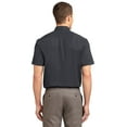 thumbnail image 2 of Port Authority S508 Mens Short Sleeve Easy Care Shirt, Classic Navy & Light Stone - Small, 2 of 6