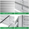 thumbnail image 5 of 6x3x1ft Raised Garden Bed Galvanized Planters Metal Outdoor Planters Planter Box Galvanized Steel Garden Bed for Vegetables, Flowers, Herbs , Silver, 5 of 9