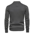 thumbnail image 3 of DPTALR Cardigan à Fermeture Éclair pour Homme, Col Montant, Tricoté, à Manches Longues, 3 of 4