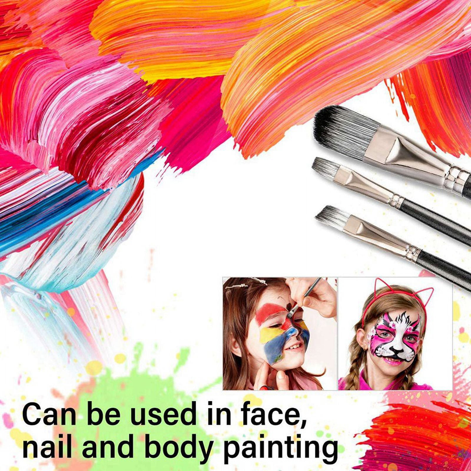 30PCS Acrylic Paint Brushes Set, Acrylic, Watercolor and Gouache Painting Brushes ForAmatures and Professional Painter