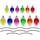 thumbnail image 1 of 1 Juego de pegatinas magnéticas con bombillas reflectantes de tema navideño para el refrigerador del buzón del garaje del coche, 1 of 7
