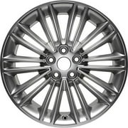 KAI 18 X 8 Reconditioned OEM Aluminum Alloy Wheel, All Painted Bright Silver W/Black Primer, Fits 2013-2016 Ford Fusion