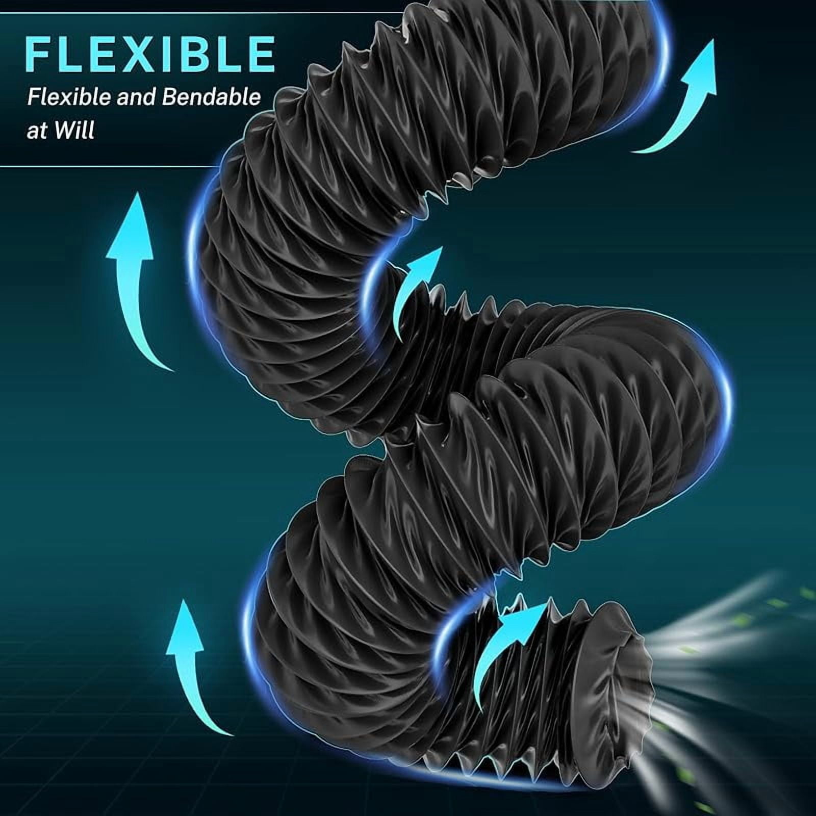 3-Inch x 16FT Diesel Heater Duct Hose – Long Flexible Nylon Vent Tube for Air Heater, Exhaust, RV and Workshop – Heat-Resistant Ventilation Hose