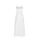 thumbnail image 5 of Vestido largo abotonado sólido con cuello en V y cinturón para mujer Fridja nalpqowj4705, 5 of 9
