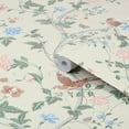 thumbnail image 3 of Laura Ashley Summer Palace Sage and Apricot Wallpaper, 3 of 4