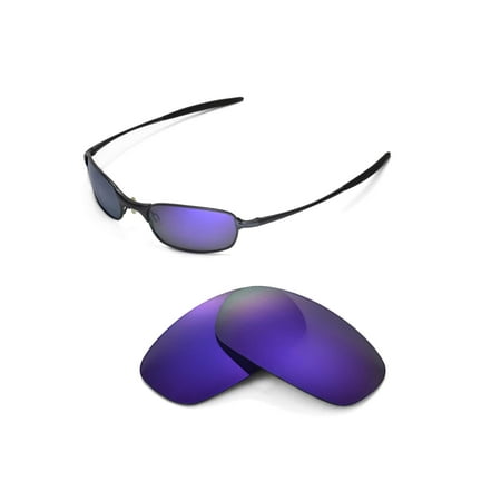 Walleva Purple Polarized Replacement Lenses For Oakley Square Wire 2.0 Sunglasses
