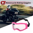 thumbnail image 2 of Gafas de montar en motocicleta Unique Bargains 1 Pc PC PU para hombres y mujeres, lentes claros, marco rosa, 2 of 6