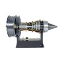 thumbnail image 1 of Modèle de Moteur Turbojet 25cm Réplique Détaillée en Métal et Plastique, 1 of 7