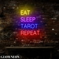 thumbnail image 3 of Glowneon Eat Sleep Tarot Repeat Neon Sign, Tarot Psychic Reading Sign, 3 of 5
