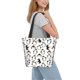 thumbnail image 2 of Fotbe whiter cute penguin Bolsa de Playa con Estampado, Bolsa de Hombro, Bolsa de Mano Espaciosa, Bolsa de Viaje Ligera, Bolsa de Compras Versátil, 2 of 6