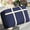 Navy, variant on Storage Box Storage Containers Heavy Duty Non-Woven Storage Bag, Extra Large Zippered Moving Organizer, Clothes Pillows Blankets Storage, Space-Saving Travel Tote, Reinforced Handles