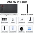 thumbnail image 3 of VEIKK A15PRO Tableta de Dibujo Digital 10 x 6 Pulgadas Tableta gr&aacute;fica soporta funci&oacute;n de inclinaci&oacute;n, para Mac/Chrome OS/Win/Linux/Android OS, 3 of 9