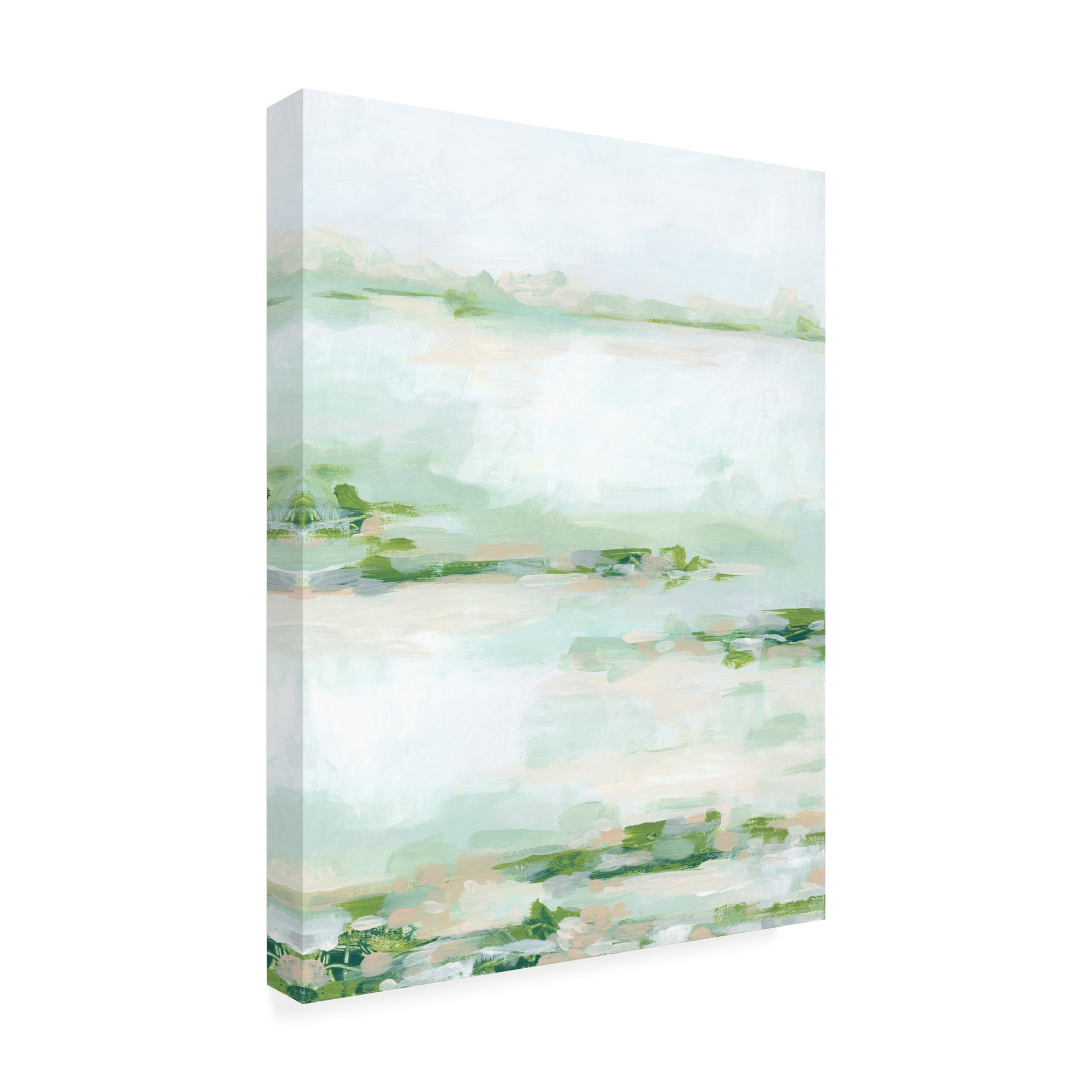 Trademark Fine Art June Erica Vess  Verdant Marsh I Canvas Wall Art