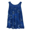 thumbnail image 1 of Robes Courtes Décontractées Bohèmes Amples Sans Manches à Fleurs pour Femmes Grande Taille, 1 of 2