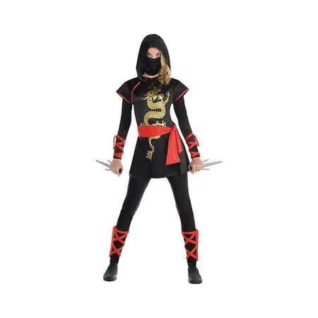 Amscan Adult Ultimate Ninja Costume - Large (10-12), Multicolor