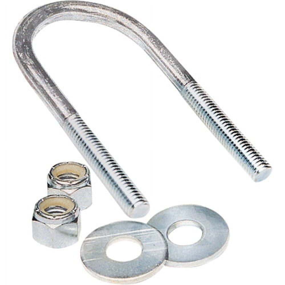Tiedown 86224 Boat & Utility Trailer Galvanized Round U-Bolts 3/8" x 4-13/16"