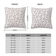 thumbnail image 2 of Pofeuu Cute Rabbit Print Double-sided plush pillowcase Square Throw Pillow Covers Pillows Cover for Living Room Bedroom Sofa Couch Cushion Cover（No pillow core）-26"x26", 2 of 7