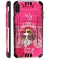 thumbnail image 1 of WORLD ACC Silver Guard Phone Case Compatible with TCL A2X Brushed Metal Texture Hybrid TPU Cover (Princess Dog), 1 of 1