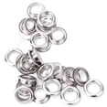 thumbnail image 3 of Ojales 100 Piezas De Tela De Latón Herramienta De Bricolaje Accesorio Para Tejer Ojal Artesanal De Cuero Antioxidante Plata 3,5 Mm, 3 of 7