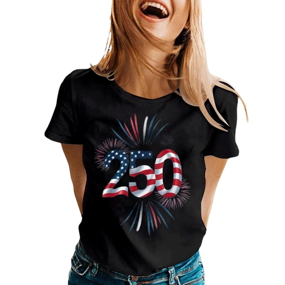 250th Anniversary USA Shirts Eagle and Flag 250 Years 1776-2026 250th Birthday T-Shirt