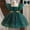 Green, variant on Toddler Girls Bowknot Dress Ruffle Sleeveless Kids Tulle Tutu Christmas Dress Holiday Festive Wedding Party Birthday Fall Winter Princess Dress White 4-5 Years