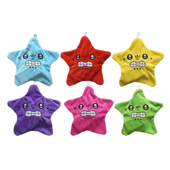 Primegos Angry Star Plush Toy Pendant Starfish Stuffed Animal Toy with Fun Movements Sounds Educational Entertaining Toy for Kids Funny Gift