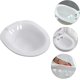 thumbnail image 2 of Seat Bath for Toilet Seat - White Hygienic Wash Basin for Postoperative Care, Comfortable Use for Men, 2 of 5