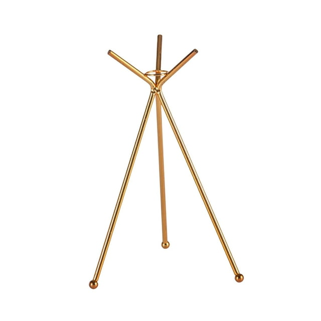 KLKCMS Ball Display Stand Sphere Stand Display Stand Base Holder for Collectibles Decor 8*25cm Aureate
