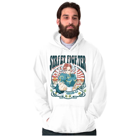 Street Fighter Chun Li Spring Foliage Hoodie Sweatshirt Women Men Brisco Brands S