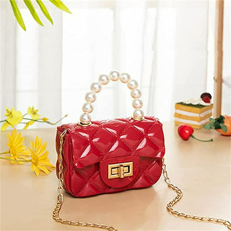 Mini Crossbody Bags for Girls Flower Pearl Handbag Fashion Portable Messenger  Kids Shoulder Bags Small Coin Purse Girls Bags - AliExpress