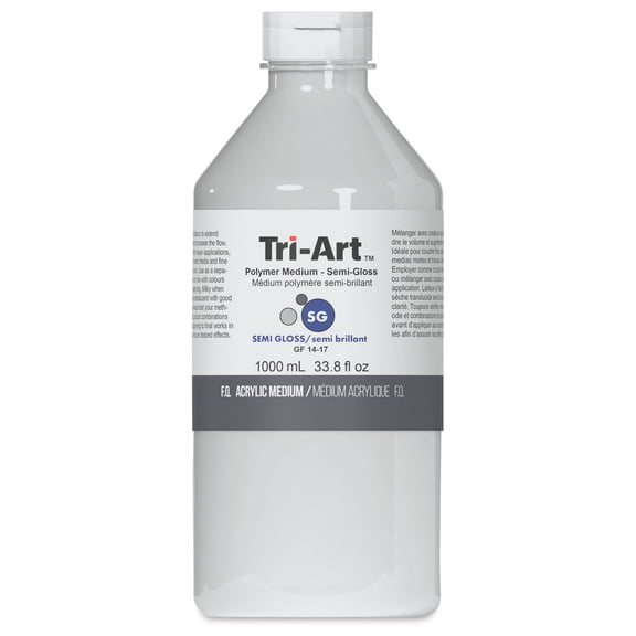 Tri-Art Acrylic Polymer - Semi-Gloss, 1 L