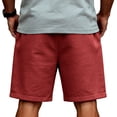 thumbnail image 4 of GrmtClth Father's Day Gift Casual Dad Papa Print Usa Flag Shorts Vintage 4th Of July Patriotic Short Trendy Comfortable Elastic Drawstring Independence Day Clothing Hot Pink S, 4 of 4