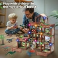 thumbnail image 5 of JoyStone Dinosaur 11 Rooms House for Boys with 12 Dinosaurs, DIY Dinosaur Figure Mountain Playset Pretend Play House Accessories for Kids Ages 6-12, Christmas and Birthday Gift, 5 of 9