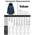 thumbnail image 6 of Soularge Women's Plus Size Winter Coat Hooded Winter Puffer Jacket Windproof Outerwear Coat Navy 5X, 6 of 7