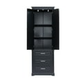 thumbnail image 6 of Sturdy Material Three Drawers Adjustable Shelf Ktichen/Bathroom Storage Cabinet, 6 of 15
