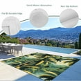 thumbnail image 4 of Fsddascl Summer Palm Tree Outdoor Rug for Patio/Deck/Porch, Non-Slip Large Area Rug 5 x 8 Ft, Tropical Plant Leaves Nature Landscape Indoor Outdoor Rugs Washable Area Rugs, Camping Rug Carpet, 4 of 5