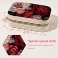 thumbnail image 5 of Peony Velvet Portable Decorative Box with Removable Compartment - Storage Box, Display Case, and Earring Holder - Ideal Gift, 5 of 7