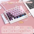 thumbnail image 2 of Teclado RGB para juegos con una sola mano A.JAZZ AK029 con cable negro y rosa, 2 of 9